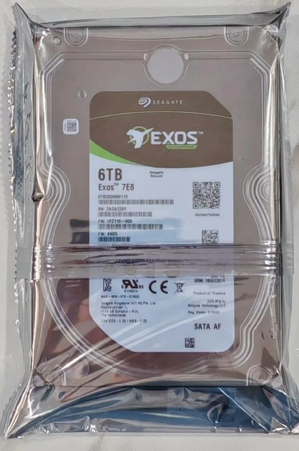 Seagate Exos 7E8 6TB SATA HDD product reference photo