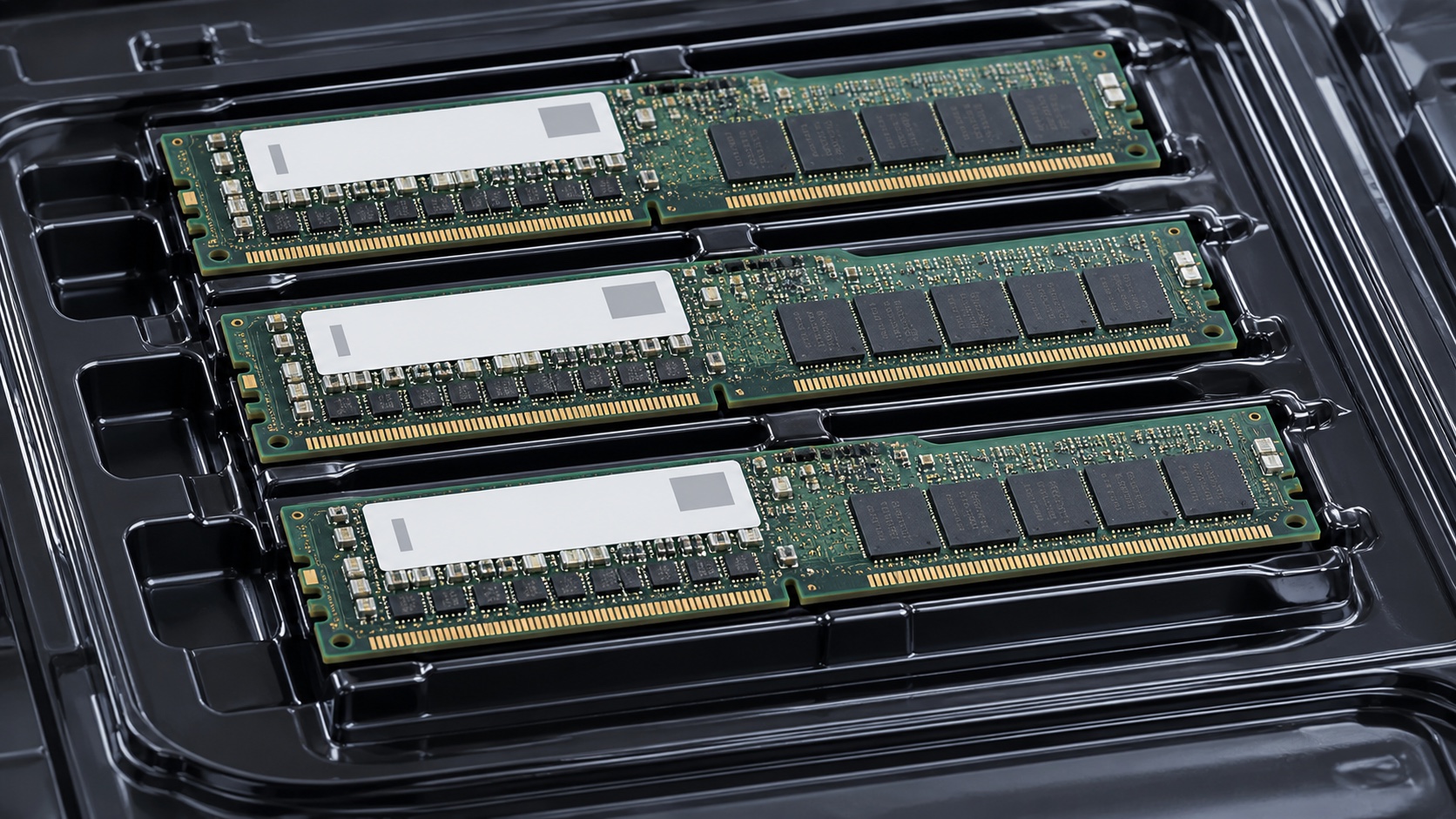 Server memory tray
