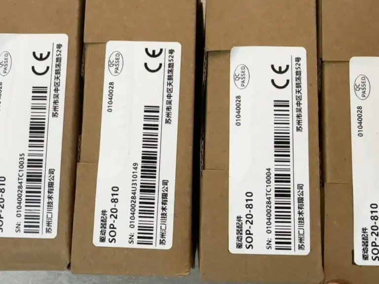 Industrial spare parts packed in original cartons for part-number based inquiry