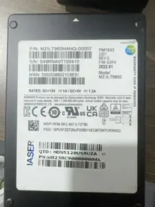 Samsung PM1643 960GB SAS Enterprise SSD